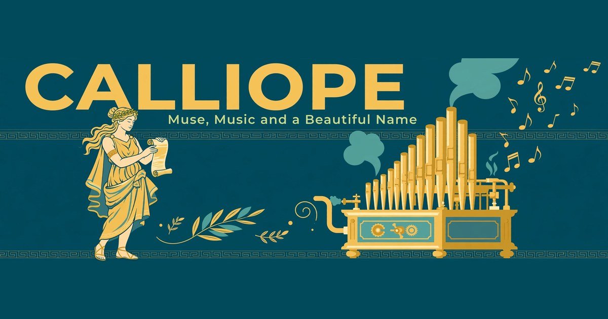 Calliope meaning explained: the beautiful-voiced Greek muse, the steam organ named after her, and the baby name