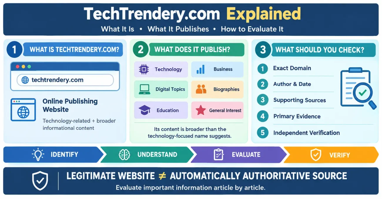 TechTrendery com explained with its content scope and article verification process