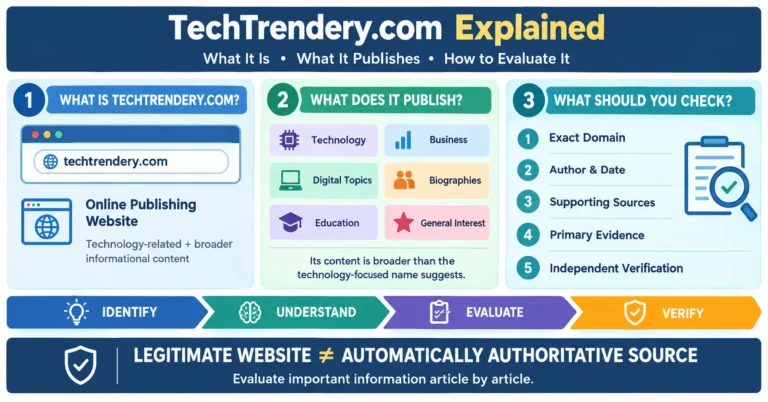 TechTrendery com explained with its content scope and article verification process
