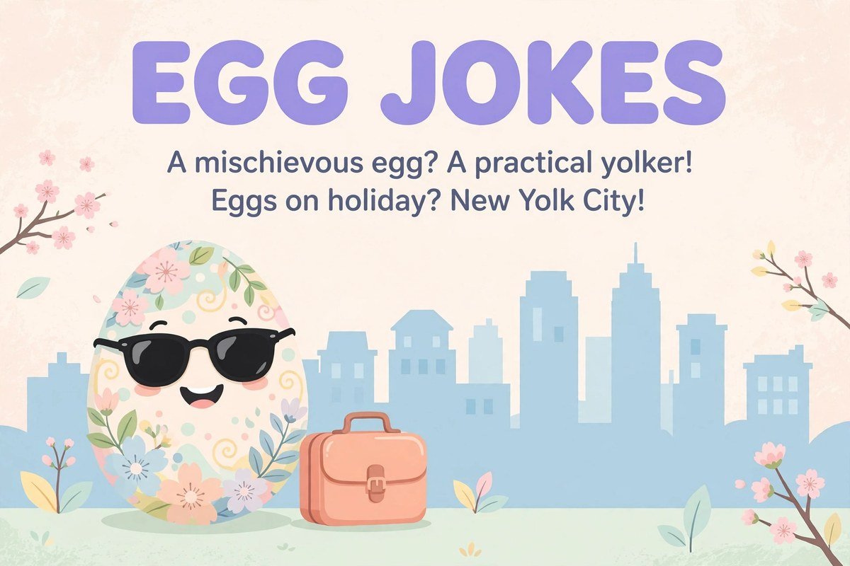 Egg Easter jokes with a practical yolker and a trip to New Yolk City