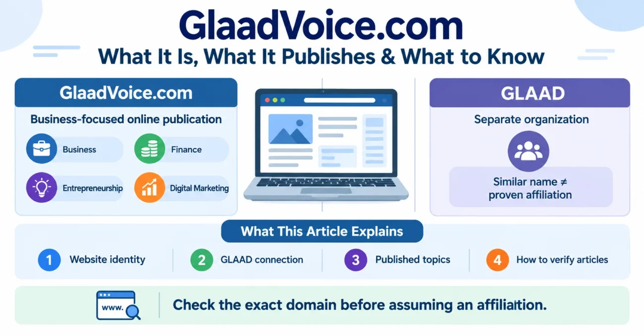 GlaadVoice com identity, content topics, and GLAAD connection explained