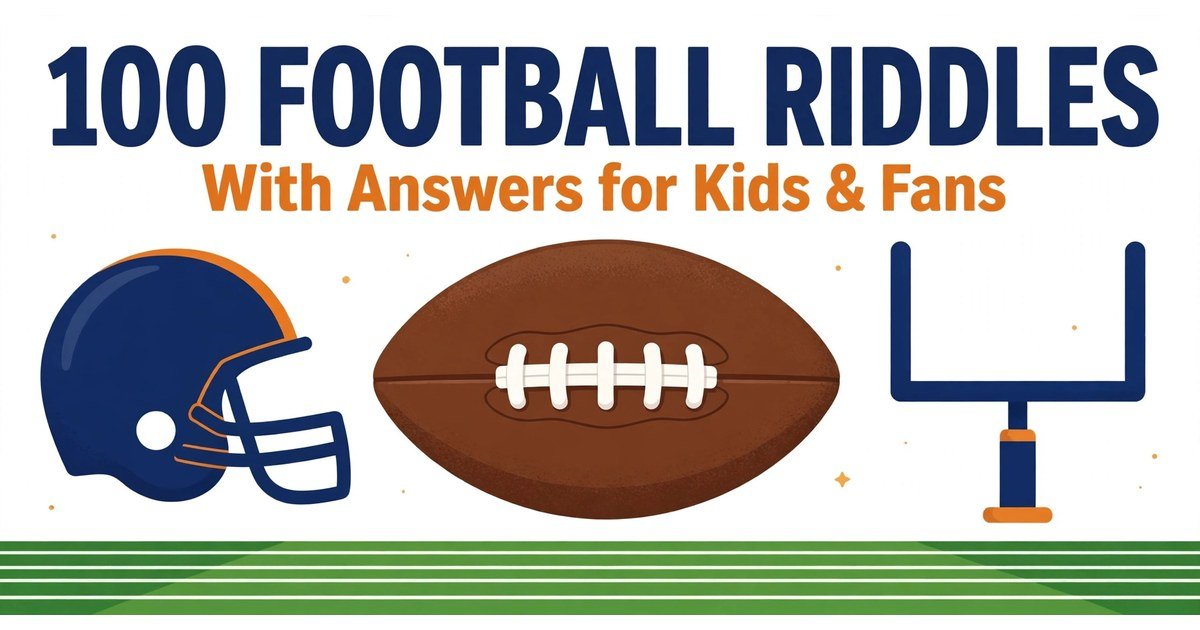 Football riddles collection: 100 puzzles with answers for kids and fans