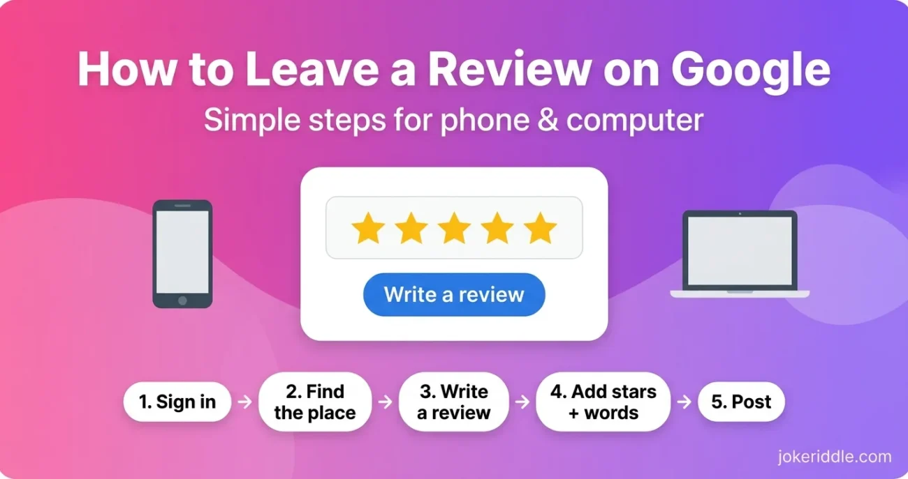 How to leave a review on Google in five simple steps on phone and computer