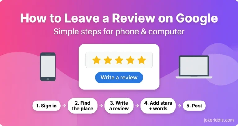 How to leave a review on Google in five simple steps on phone and computer