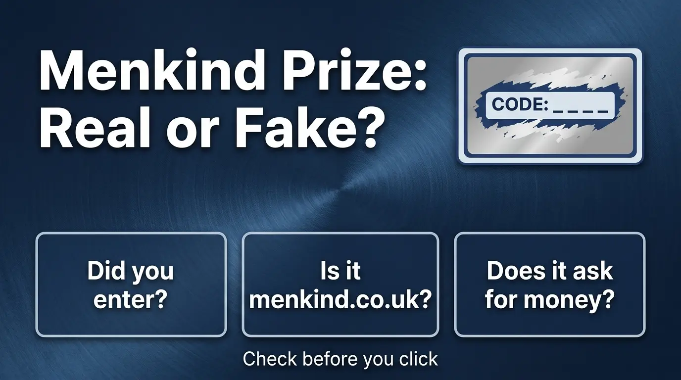 Menkind Prize: Is It Real? How to Claim or Check It | Jokeriddle