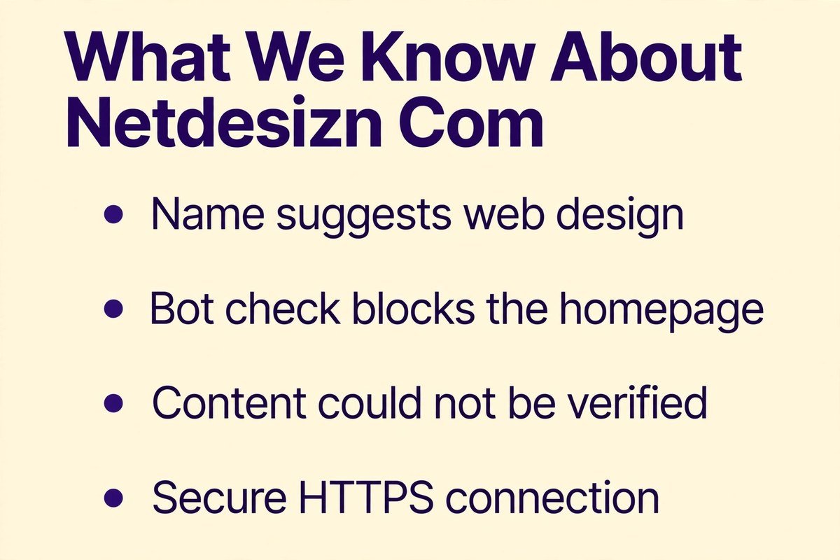 What we know about netdesizn com - key facts list