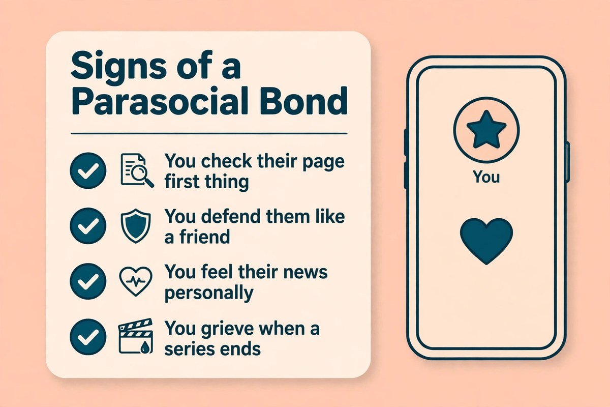 Common signs of a parasocial relationship, from daily check-ins to parasocial grief
