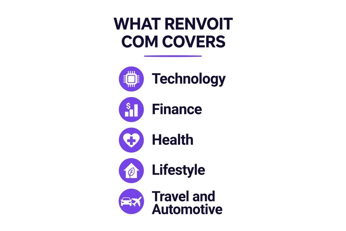 What renvoit com covers - technology, finance, health, lifestyle, travel and automotive